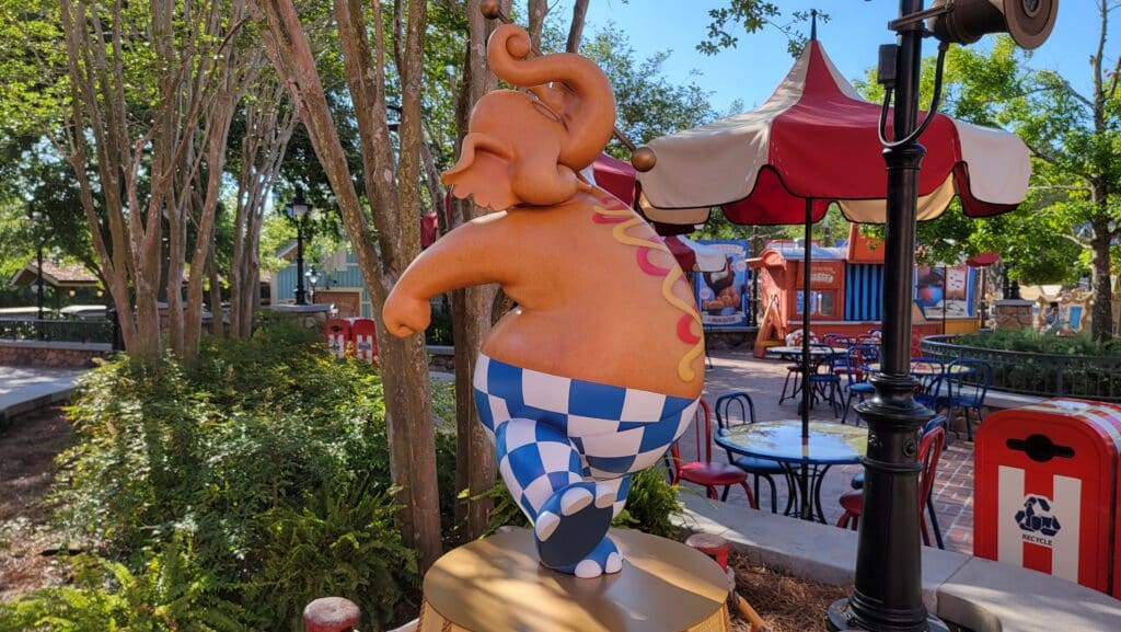 Six Smellephants are on Parade in Storybook Circus in the Magic Kingdom