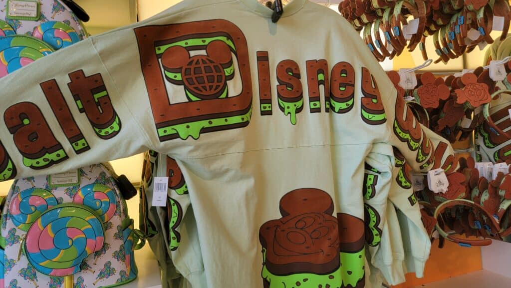 Mint Chocolate Chip Mickey Ice Cream Sandwich New Merch Arrives at Epcot