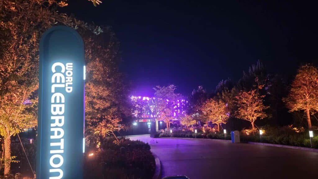 CommuniCore Hall and Plaza Lights Up World Celebration