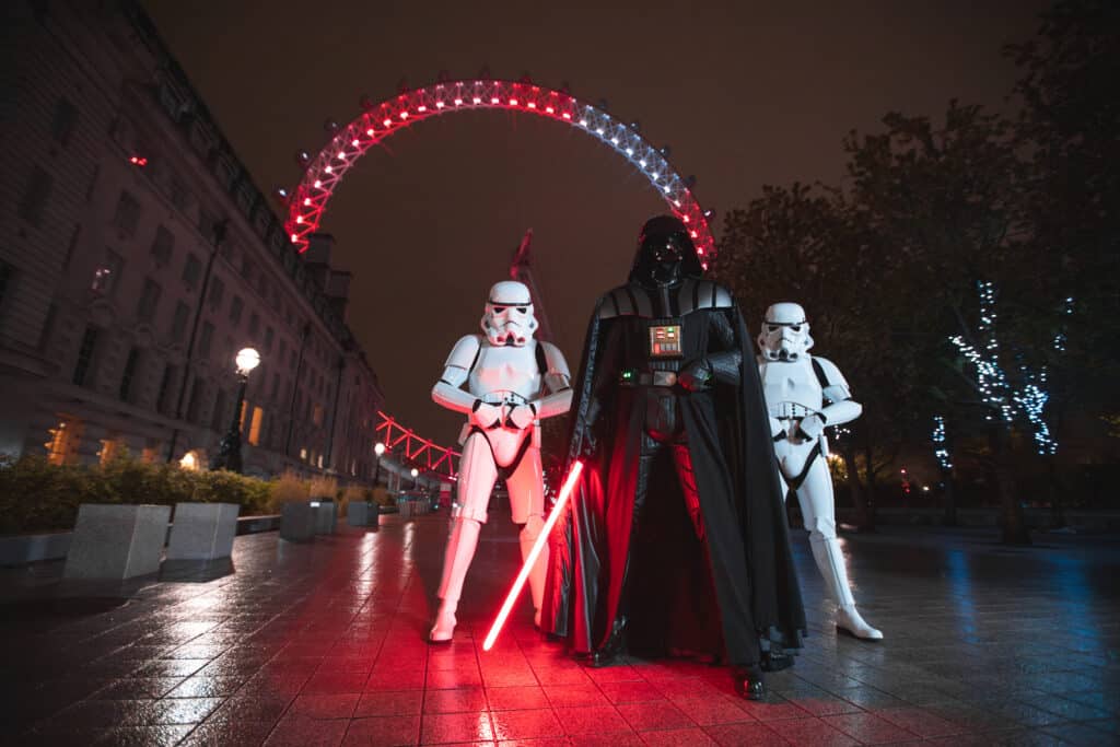 Star Wars: The Dark Side Takes Over The London Eye - Update