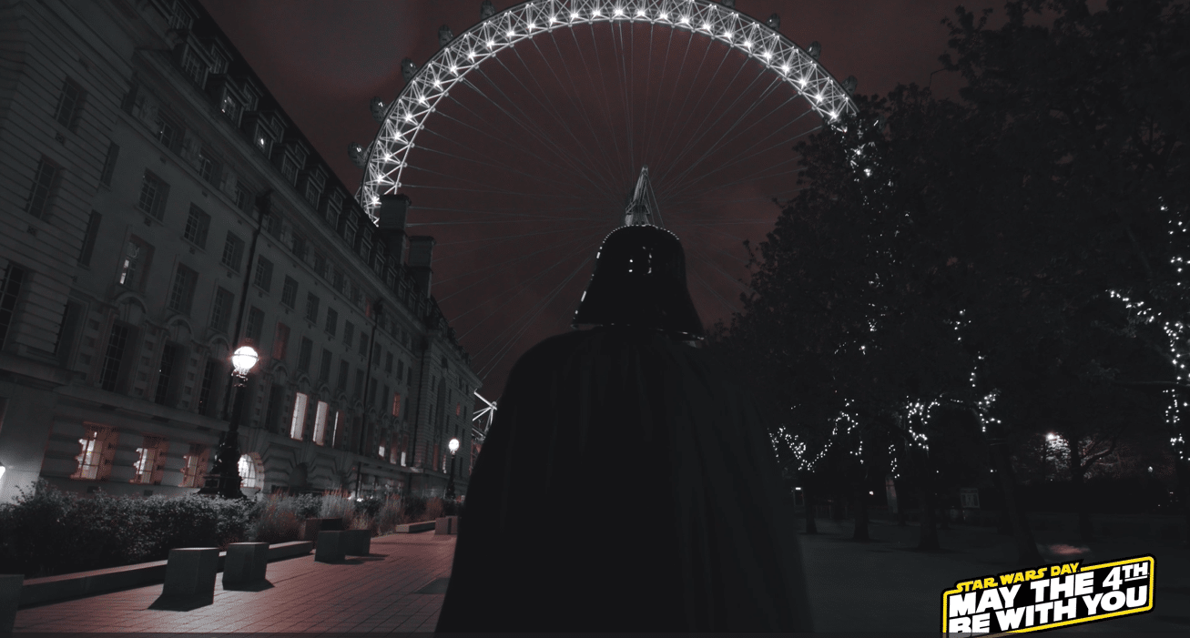 Star Wars: The Dark Side Takes Over The London Eye