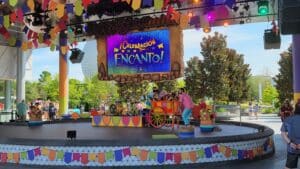 New ¡Celebración Encanto! with Mirabel & Bruno CommuniCore Plaza Epcot. Charming Celebration