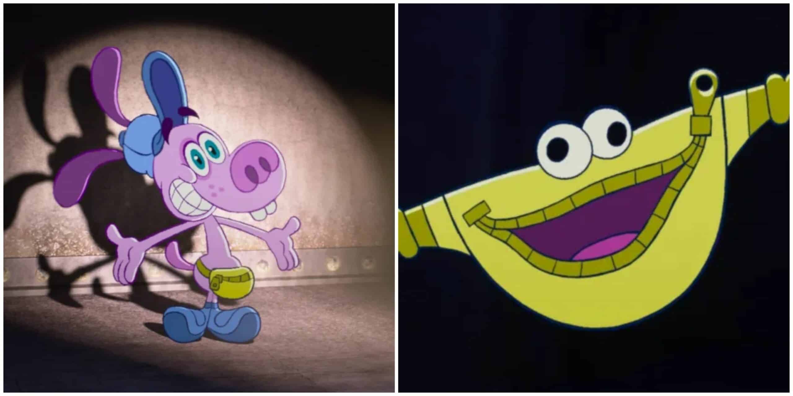 "Bloofy" & "Pouchy" from Inside Out 2 are Pixar's First Ever 2D Animated Movie Characters