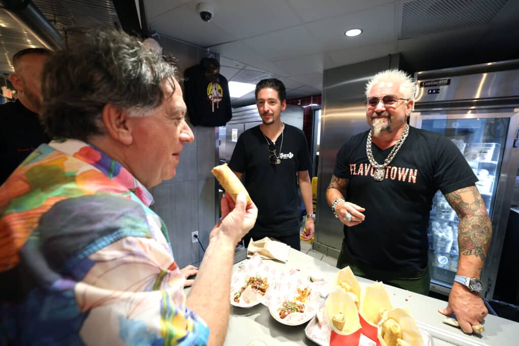 Guy Fieri Spotted Getting His Chicken Fix at Chicken Guy! Disney Springs