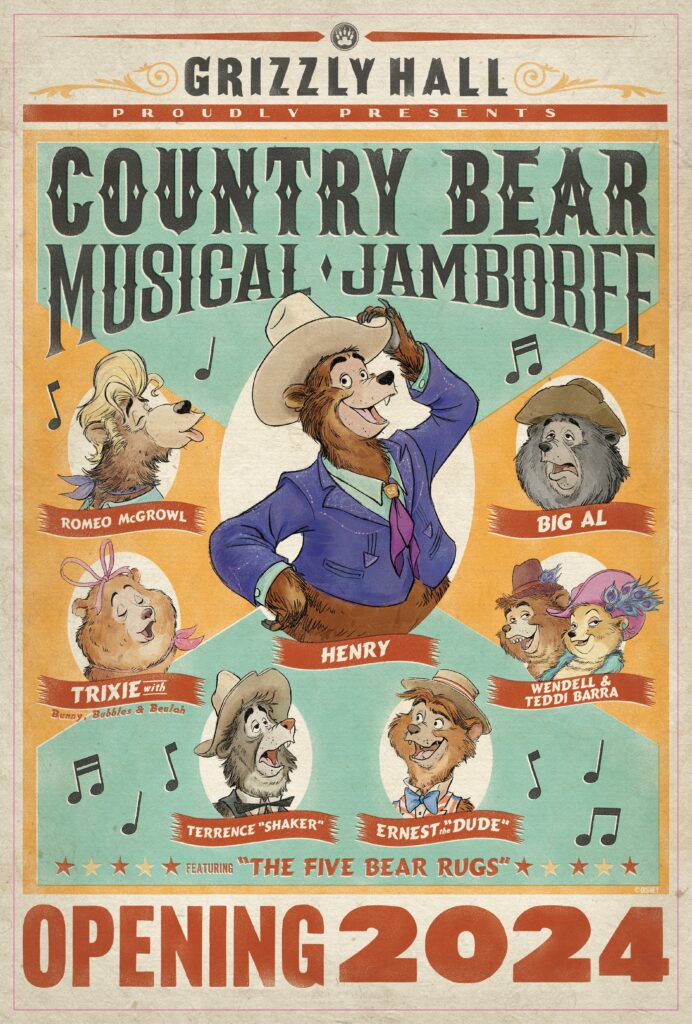 Get Tickets on Monday, July 8th for D23 Gold Mem-bear Gatherin’— Country Bear Musical Jamboree at Magic Kingdom