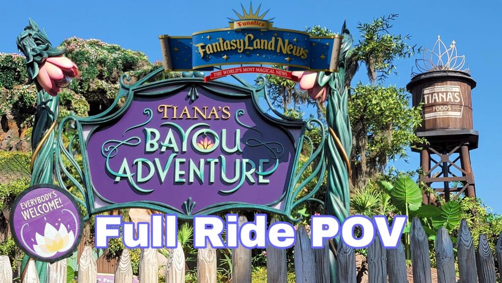 Disney Gets the Drop on Social Media by Posting the Full Ride POV of 'Tiana's Bayou Adventure' Watch Here