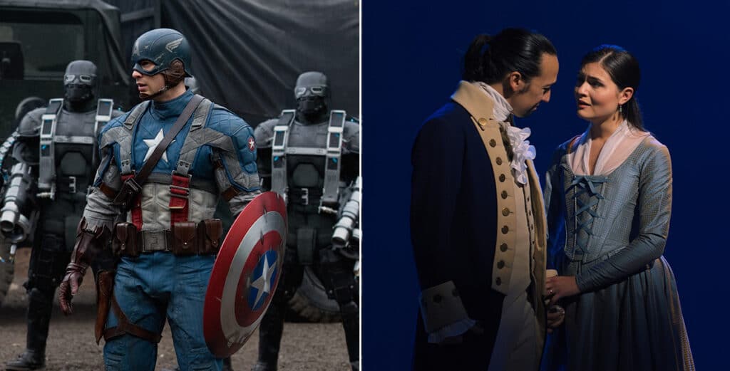 D23 July the 4th Movies and Shows to Watch - Capt. America to Hamilton!