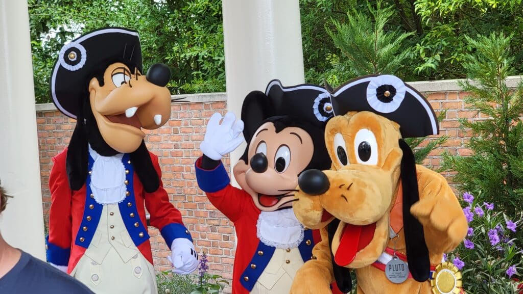 4th of July Fun: Meet Mickey & Friends in Festive Attire at Epcot!