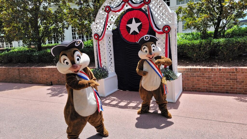 4th of July Fun: Meet Mickey & Friends in Festive Attire at Epcot!