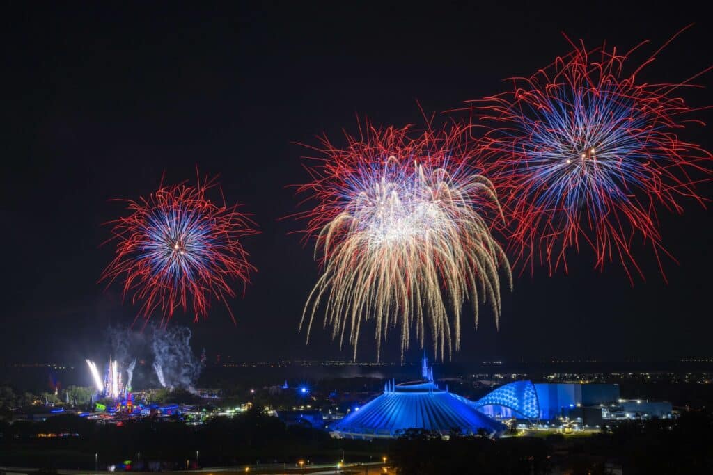 Fireworks at Disney World for the Fourth of July and Beyond