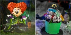 Minnie Mouse 'Winifred' Sanderson Sister Popcorn Bucket and Food Announced for Mickey's Not-So-Scary Halloween Party 2024