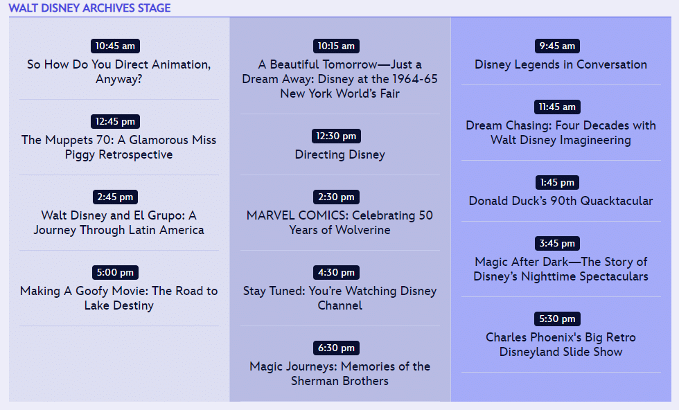 Talent and Schedules Released for D23: The Ultimate Fan Event Aug 9 - 11, 2024