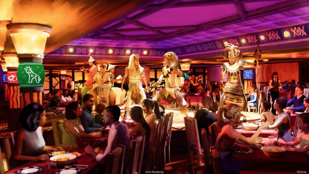 Three Days of Heroes & Villains Onboard Disney Destiny from Disney Cruise Line Starts Today with "The Lion King" Dining Experience