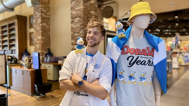 Disney Cast Member’s Passion Shines with Donald Duck 90 Displays