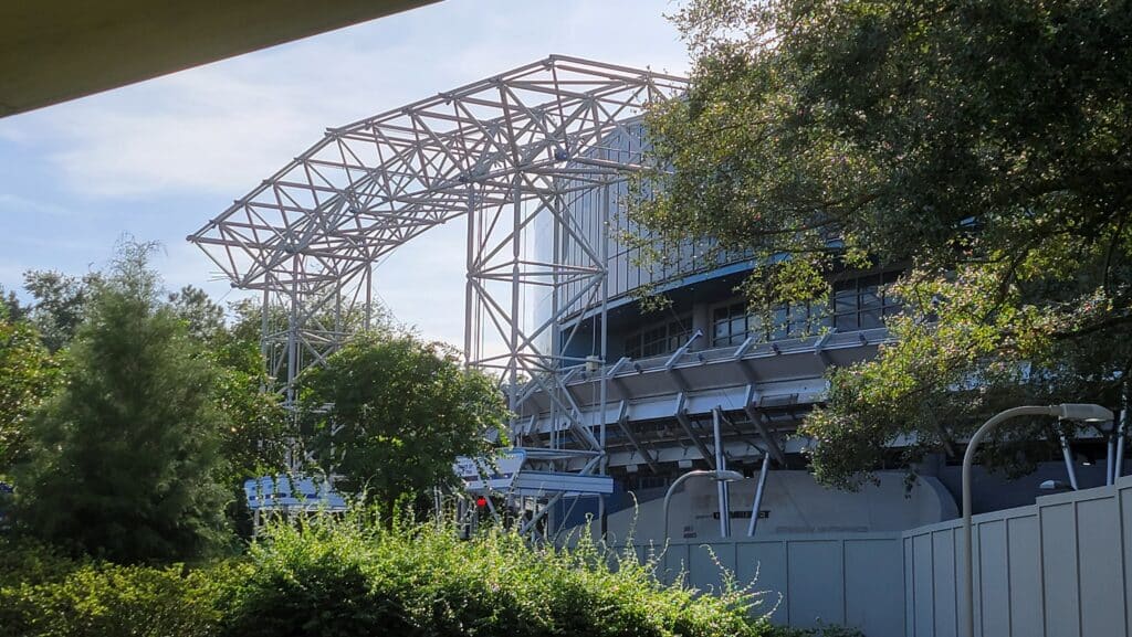 Test Track Blue Canopy and Supports Coming Down Ahead of Reimagined V.3