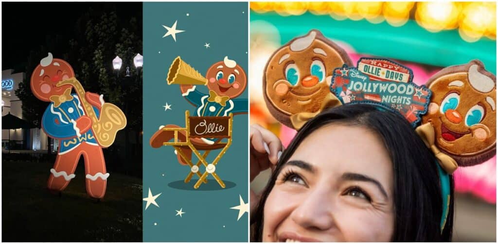 Meet 'Ollie' The Gingerbread Man and His New Jollywood Nights 2024 Merchandise