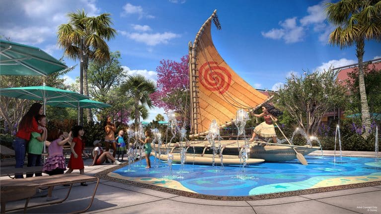 Moana’s Voyage, Wailulu Bar & Grill plus Gardens Revealed for Island Tower at Disney’s Polynesian Villas & Bungalows