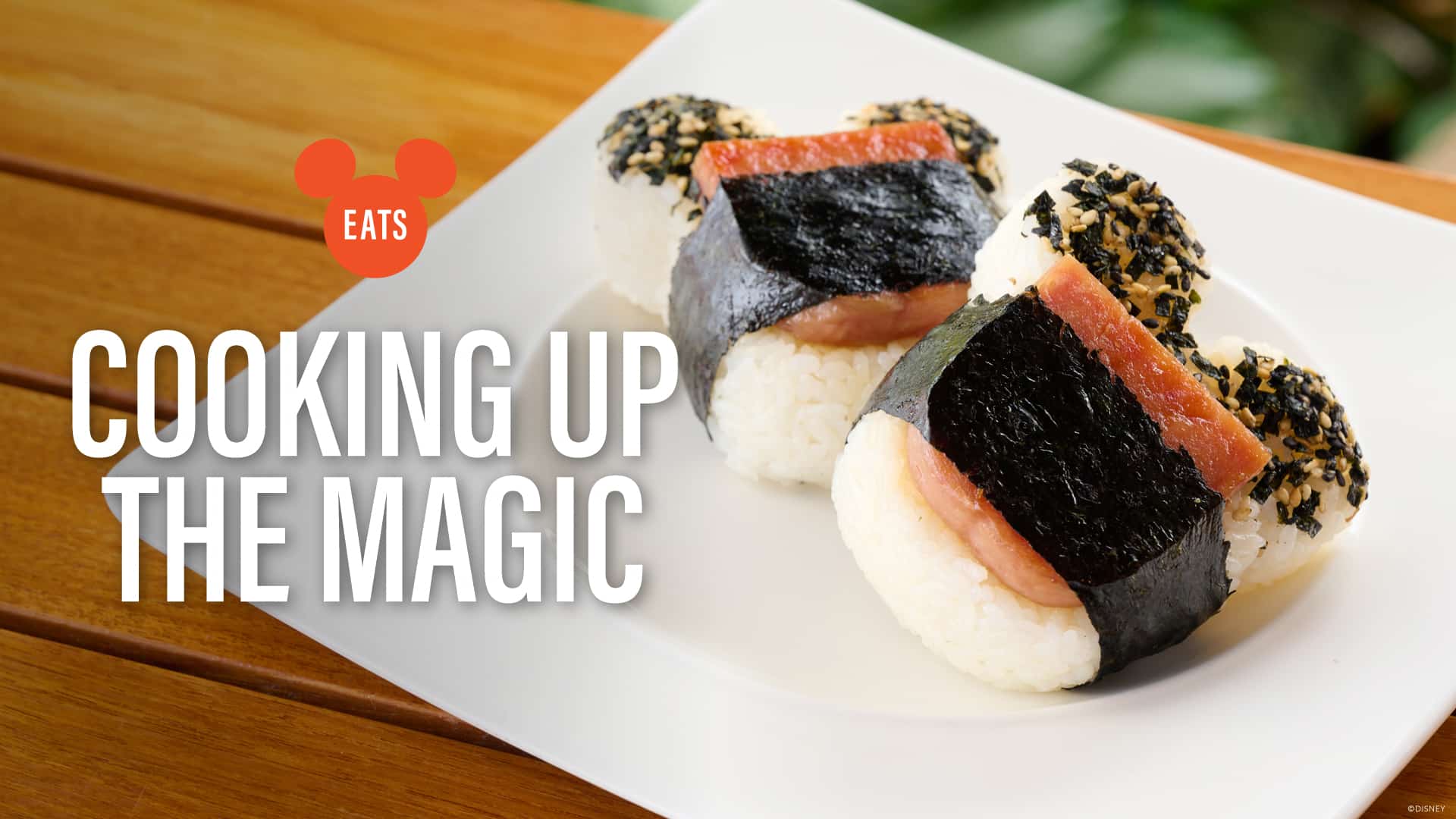 Hawaiian Treat Recipe: Mickey Mouse-shaped Musubi from Disney's Aulani