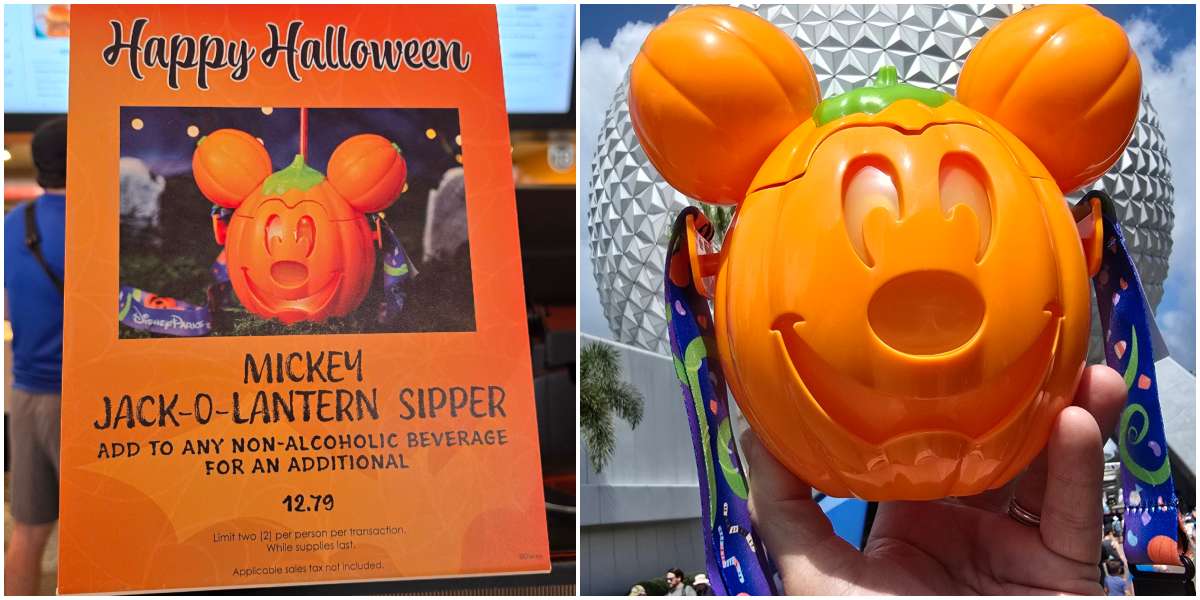 Mickey Jack-O-Lantern Sipper Arrives in Disney World