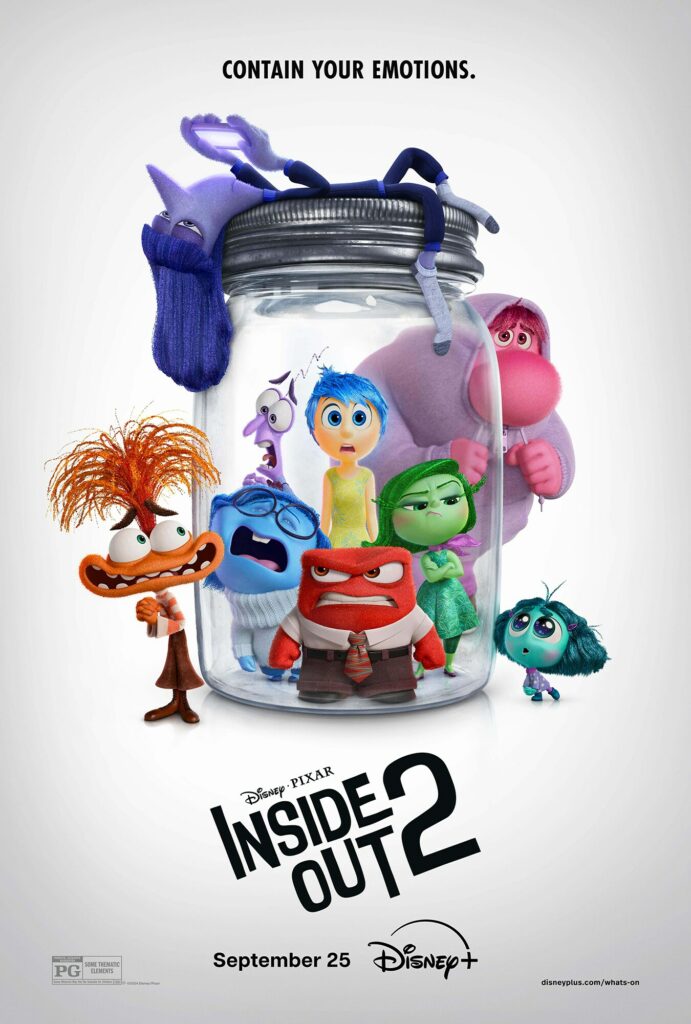 Highest Grossing Animated Movie of all Time Pixar's Inside Out 2 Now Streaming on Disney+