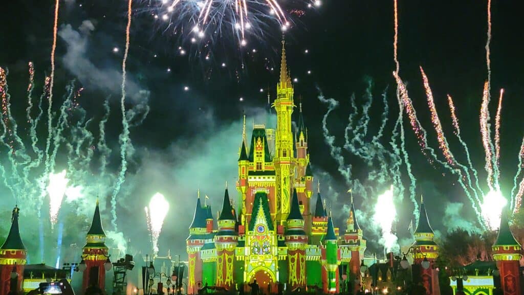 Disney World Christmas Day at the Magic Kingdom - Parade, Fireworks, and More