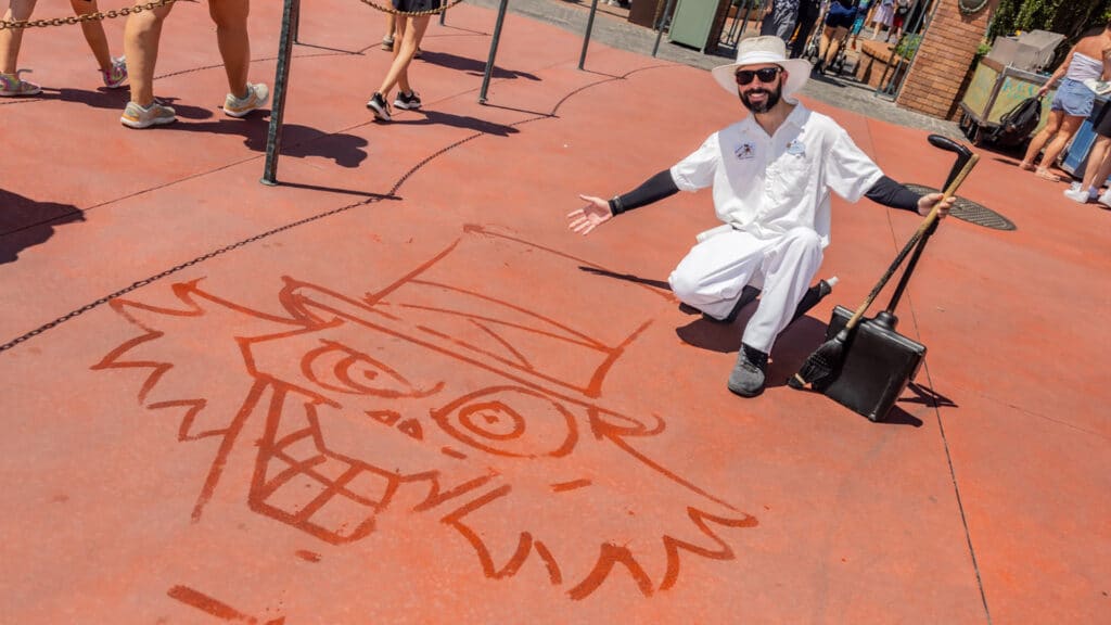 Disney Honors Custodians with Stunning Water Art on National Custodian Appreciation Day