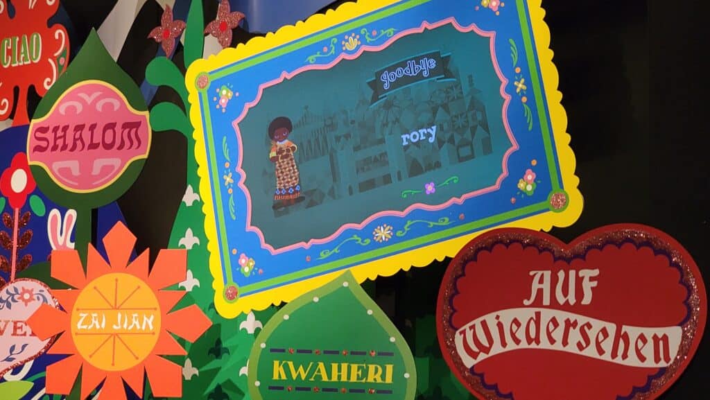 Interactive Name Display Removed from 'its a small world' ride at Disney World