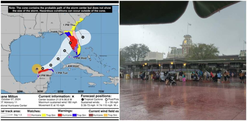 Hurricane Warnings Just Issued for Walt Disney World Resort Area