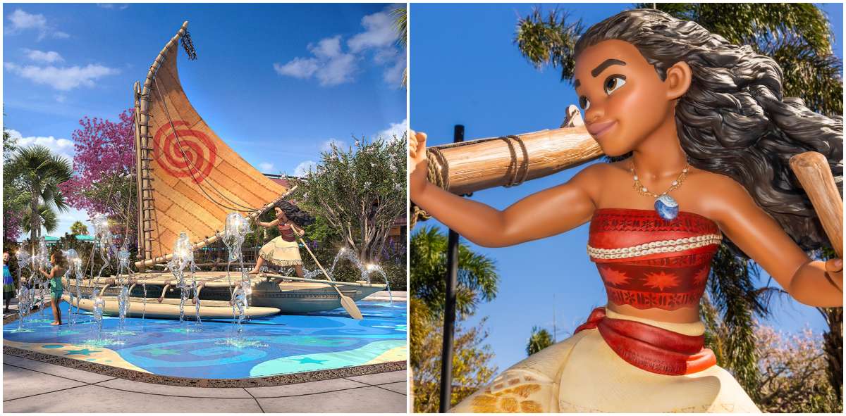 Life Sized Moana Added to DVC Island Tower at Disney's Polynesian Resort