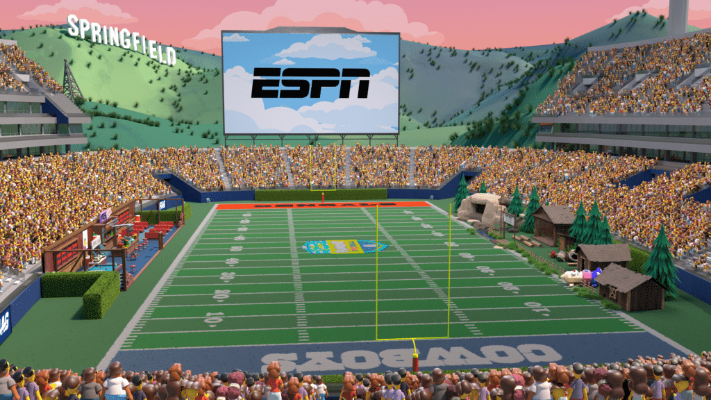 The Simpsons Take the Field: Animated MNF on Disney+ and ESPN+ December 9th