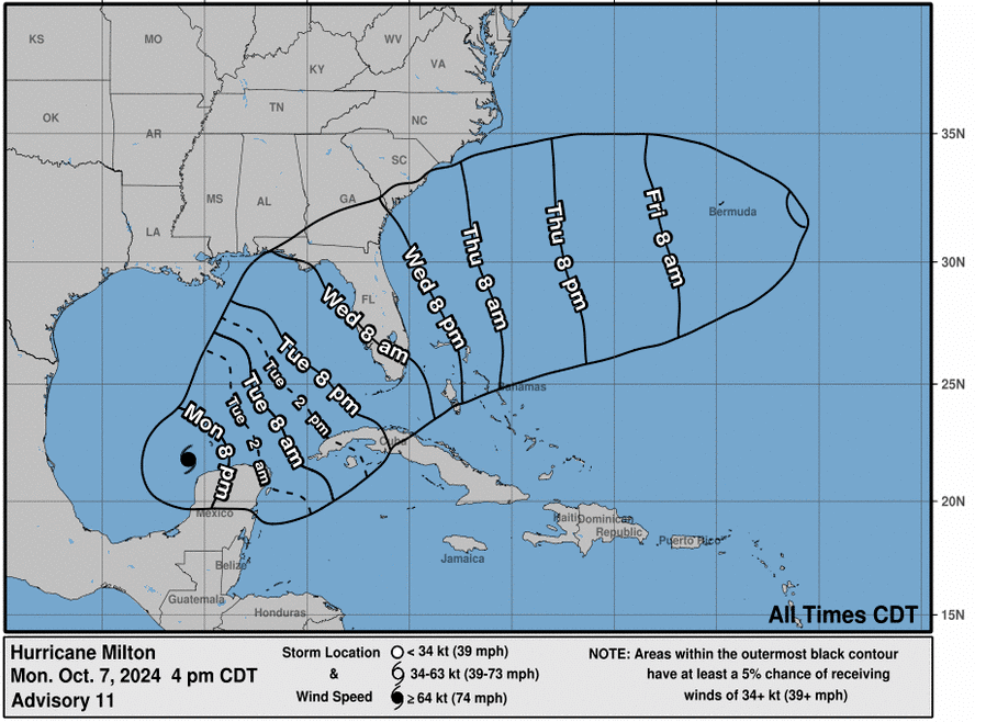 Hurricane Warnings Just Issued for Walt Disney World Resort Area