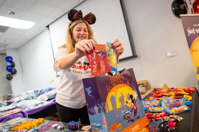 Mickey and Minnie Bring Reverse Trick-or-Treating to Children’s Hospitals