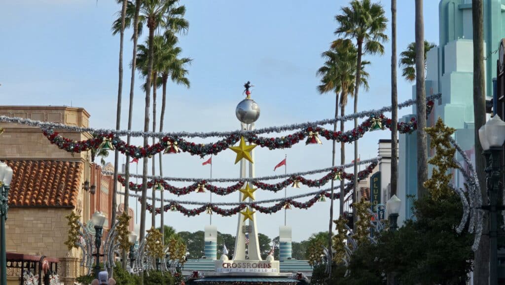 Disney's Hollywood Studios 2024 Christmas Tree and Holiday Decor Arrives