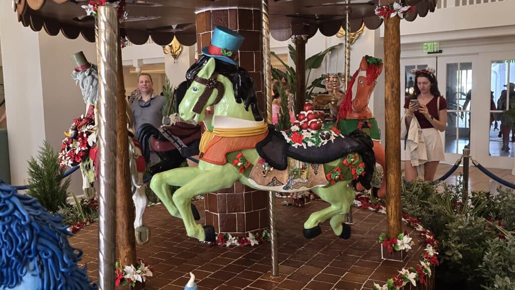 “Mickey’s Christmas Carol” Gingerbread Carousel at Disney's Beach Club plus Boardwalk Gingerbread Display Now Open for the 2024 Holidays at Walt Disney World