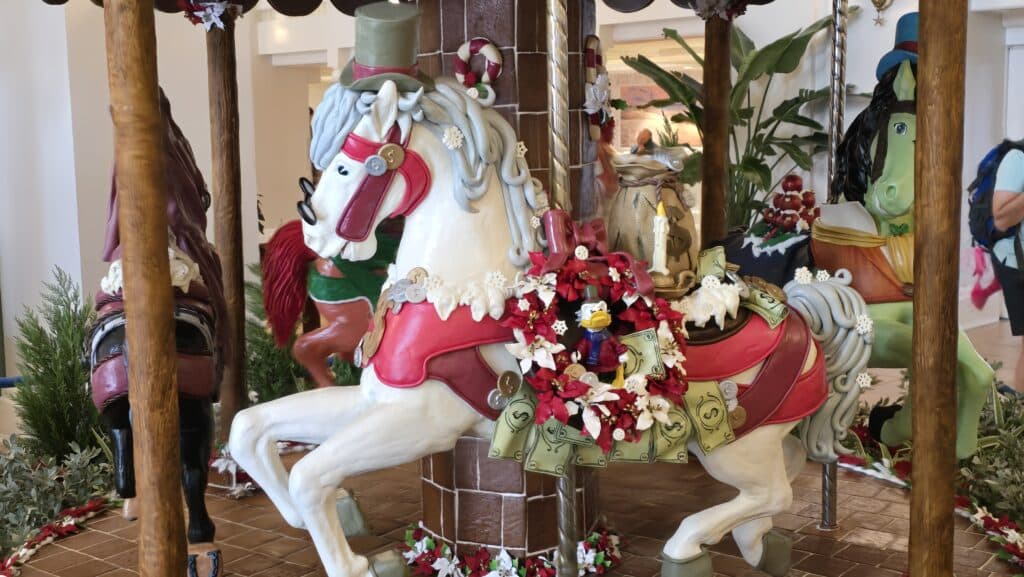 “Mickey’s Christmas Carol” Gingerbread Carousel at Disney's Beach Club plus Boardwalk Gingerbread Display Now Open for the 2024 Holidays at Walt Disney World