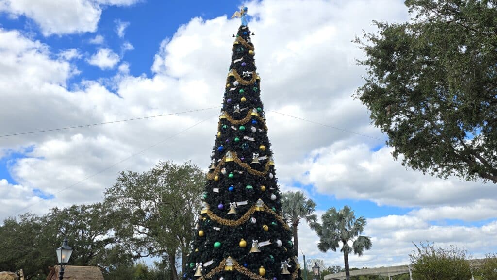 Holiday Decorations Arrive at Epcot World Showcase Before Start of Festival of the Holidays 2024