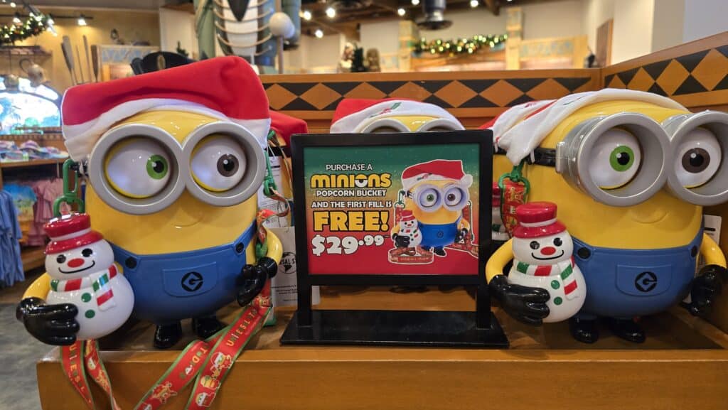 2024 Holiday Popcorn Buckets Available at Universal Orlando