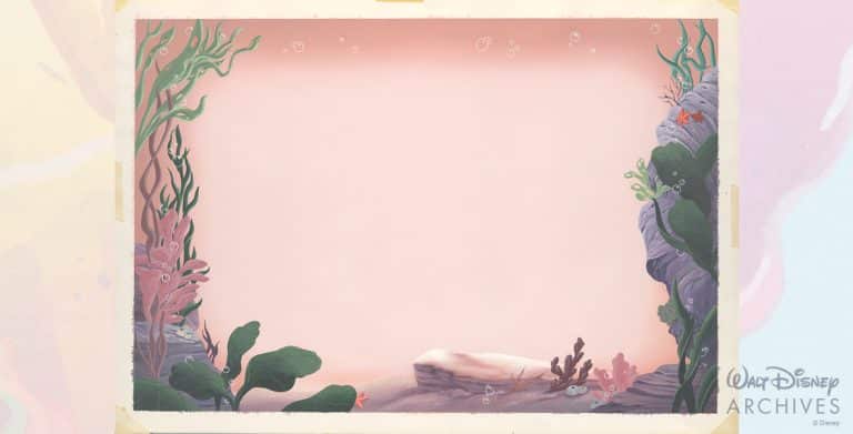 Celebrate the 35th Anniversary of "The Little Mermaid" Go Behind the Scenes with Disney Archives Product Artwork