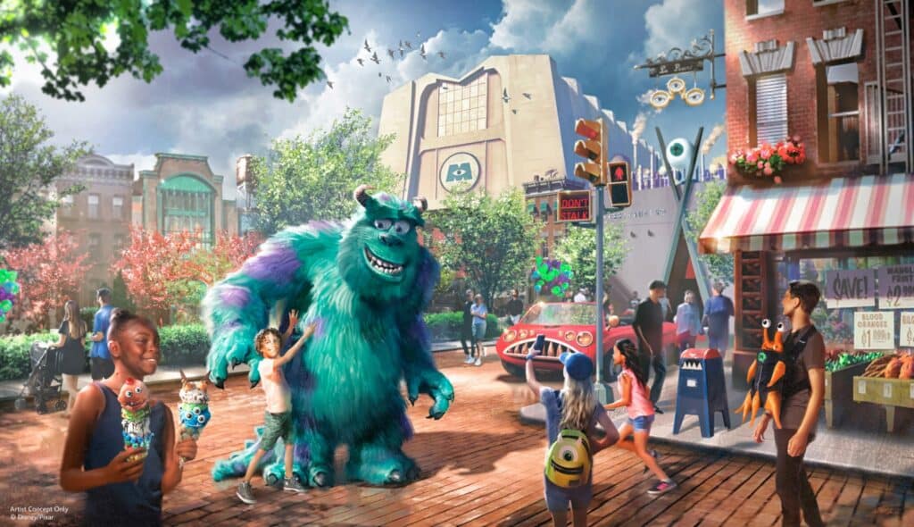 What is Coming to Monsters Inc. Land at Disney World? Goodbye, Mama Melrose and Pizza Rizzo, and Hello to Harry Housen's and Late Night Screams